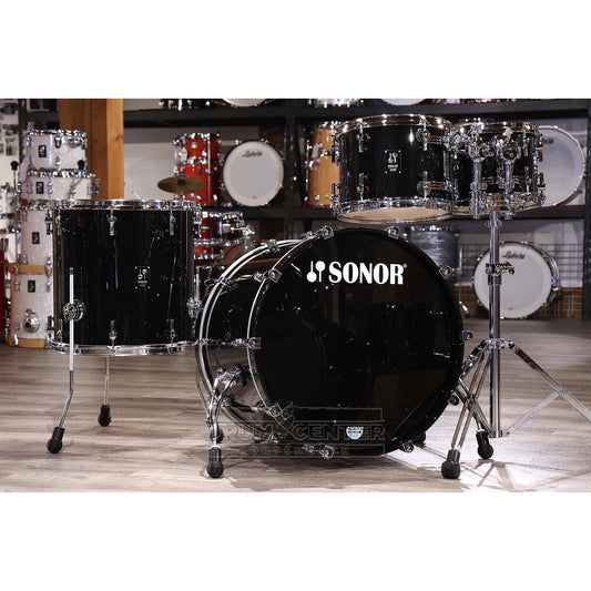 Sonor Prolite 4pc Drum Set | 15800355 Brilliant Black 22/10/12/16