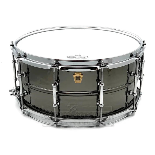 Ludwig LB417KT Black Beauty Snare Drum 14x6.5 Hammered w/Tube Lugs - Drum Center Of Portsmouth