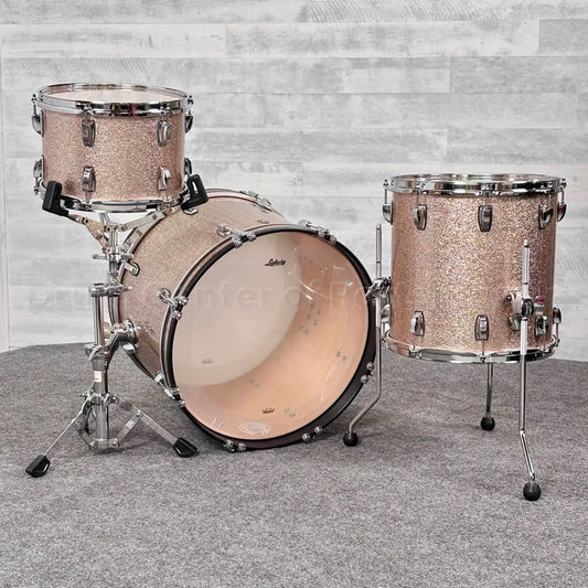 EMBARGOED - ACTIVATE OCT 8 - Ludwig Classic Maple 3pc Downbeat Drum Set Champagne Sparkle - Drum Center Of Portsmouth