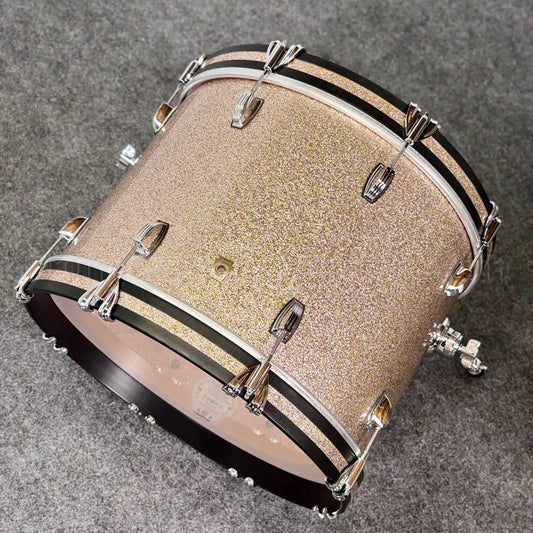 EMBARGOED - ACTIVATE OCT 8 - Ludwig Classic Maple 3pc Downbeat Drum Set Champagne Sparkle - Drum Center Of Portsmouth