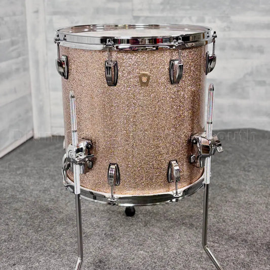EMBARGOED - ACTIVATE OCT 8 - Ludwig Classic Maple 3pc Downbeat Drum Set Champagne Sparkle - Drum Center Of Portsmouth