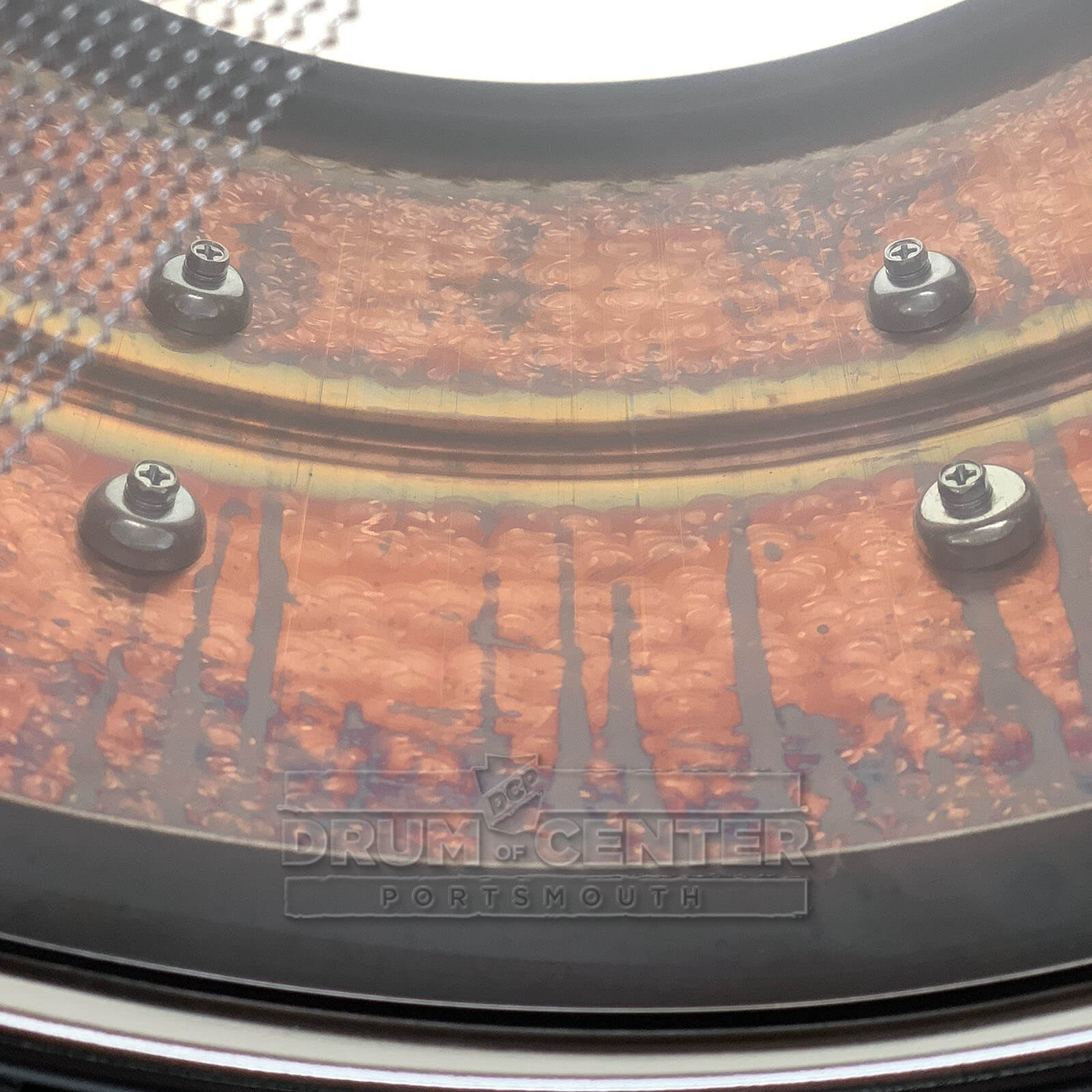 Ludwig LB508KR Supraphonic Raw Bronze Snare Drum 14x8 Hammered
