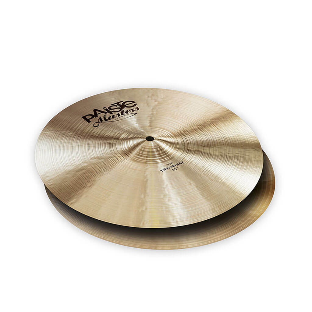 Paiste Masters Thin Hi Hat Cymbals 15"