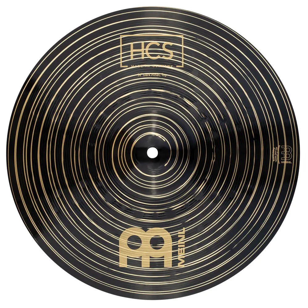 EMBARGOED - ACTIVATE OCT 23 - Meinl HCS Dark Hi Hat Cymbals 14" - Drum Center Of Portsmouth