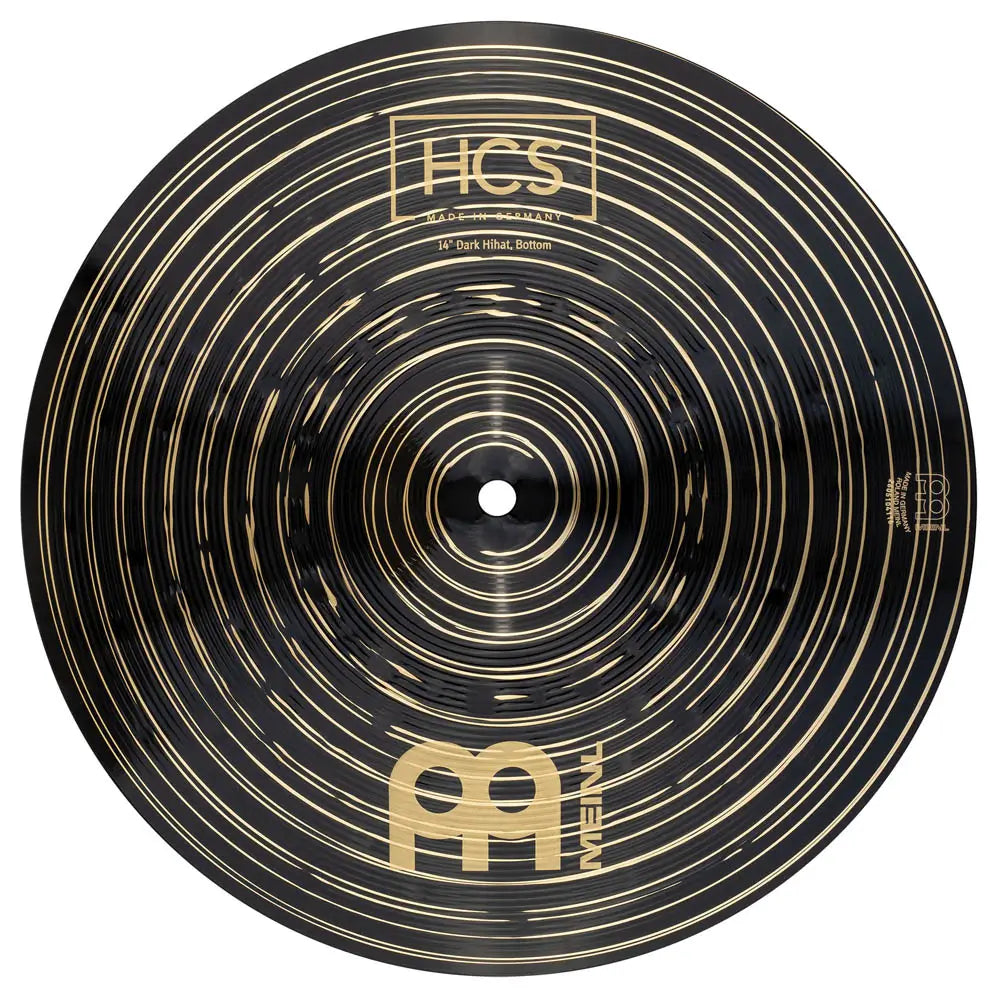 EMBARGOED - ACTIVATE OCT 23 - Meinl HCS Dark Hi Hat Cymbals 14" - Drum Center Of Portsmouth