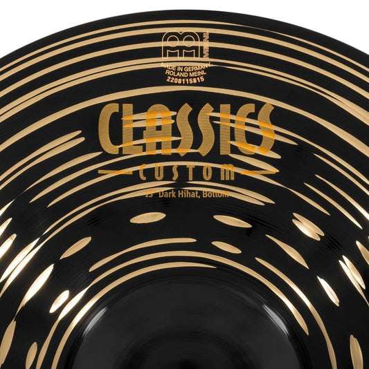 Meinl Classics Custom Dark Hi Hat Cymbals 13"