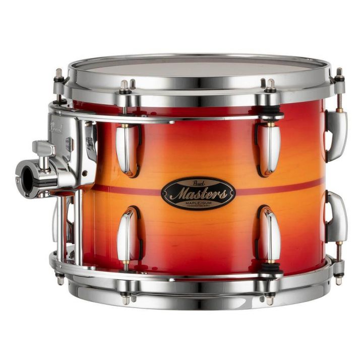 Pearl Masters Maple/Gum Tom 10x8 w/Standard R2 Mount Sunburst Redstripe