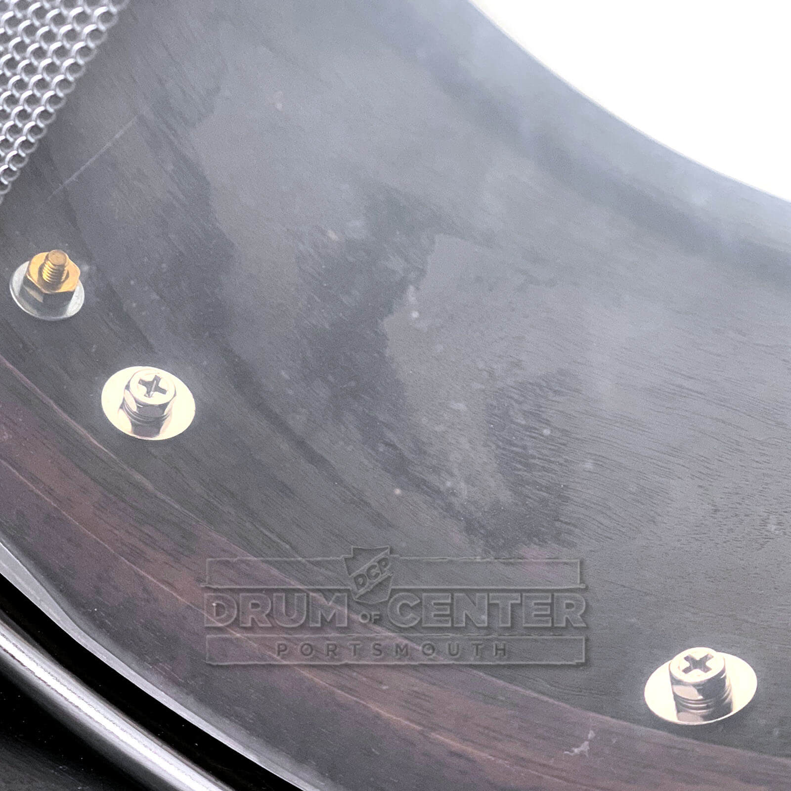 Noble & Cooley Solid Shell Classic Walnut Snare Drum 14x7 Matte Black w/Brass Hardware - Drum Center Of Portsmouth