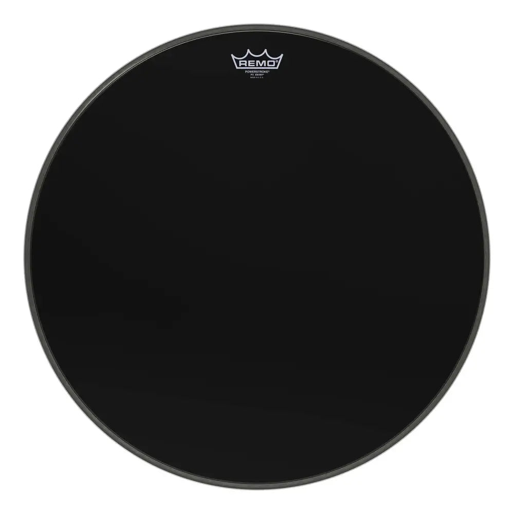 Remo Powerstroke P3 Bass Drum Head 18" Ebony - Drum Center Of Portsmouth