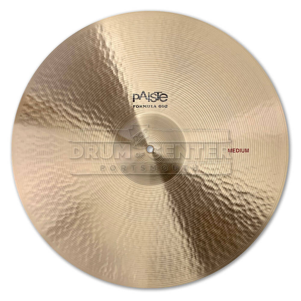 Paiste Custom Formula 602 Medium Crash Ride Cymbal 22" 2809 grams - Drum Center Of Portsmouth