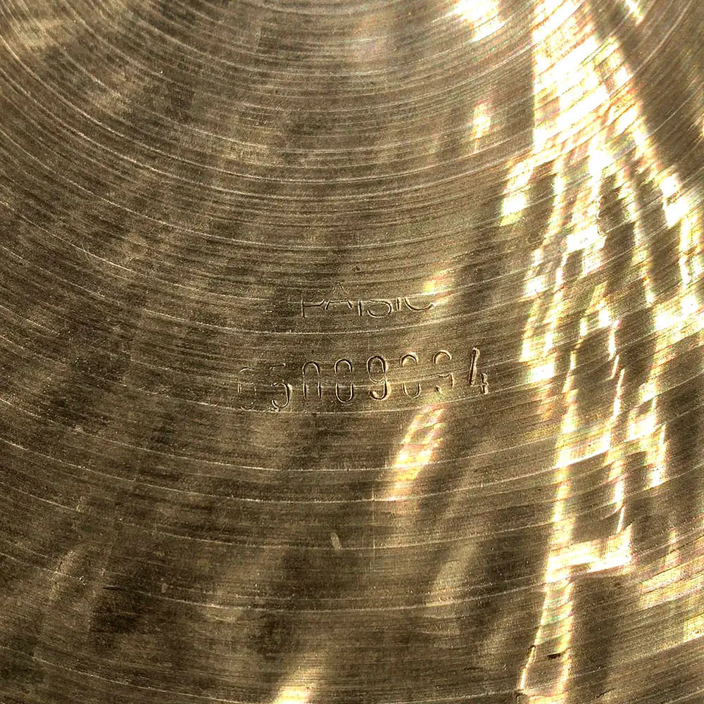 Used Paiste Signature Traditionals Light Flat Ride Cymbal 20" 2011 grams - Drum Center Of Portsmouth