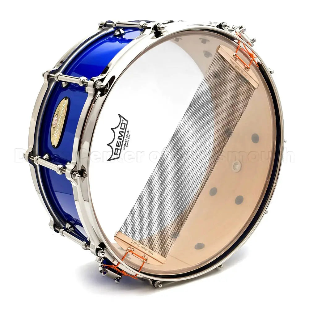 Pearl Masterworks Maple/Gum Snare Drum 14x5.5 Kobalt Blue Metallic w/Nickel Hw - Drum Center Of Portsmouth