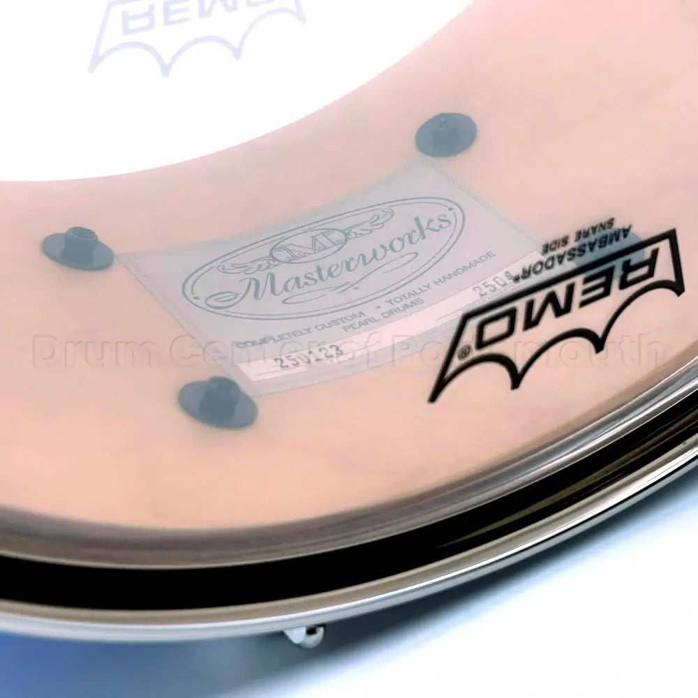 Pearl Masterworks Maple/Gum Snare Drum 14x5.5 Kobalt Blue Metallic w/Nickel Hw - Drum Center Of Portsmouth