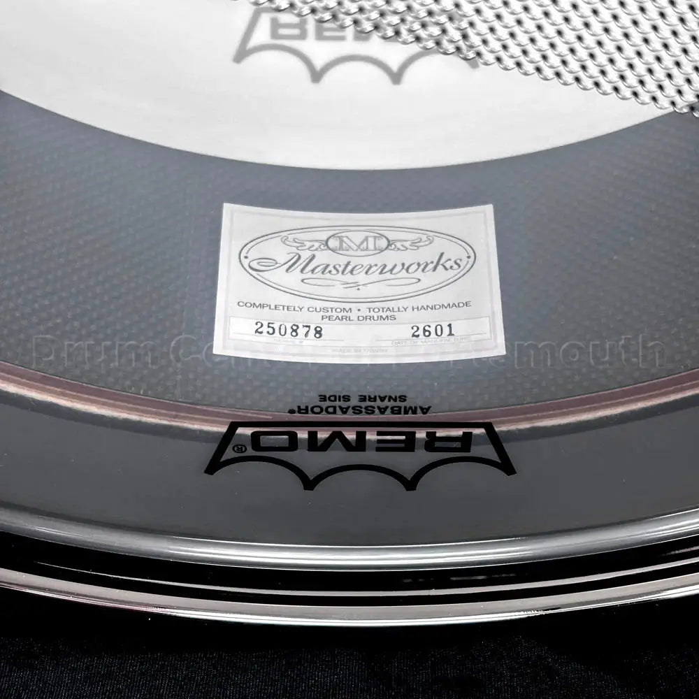 Pearl Masterworks Free Floating Maple Snare Drum 14x5 Purpler Craze w/Black Hw - Drum Center Of Portsmouth