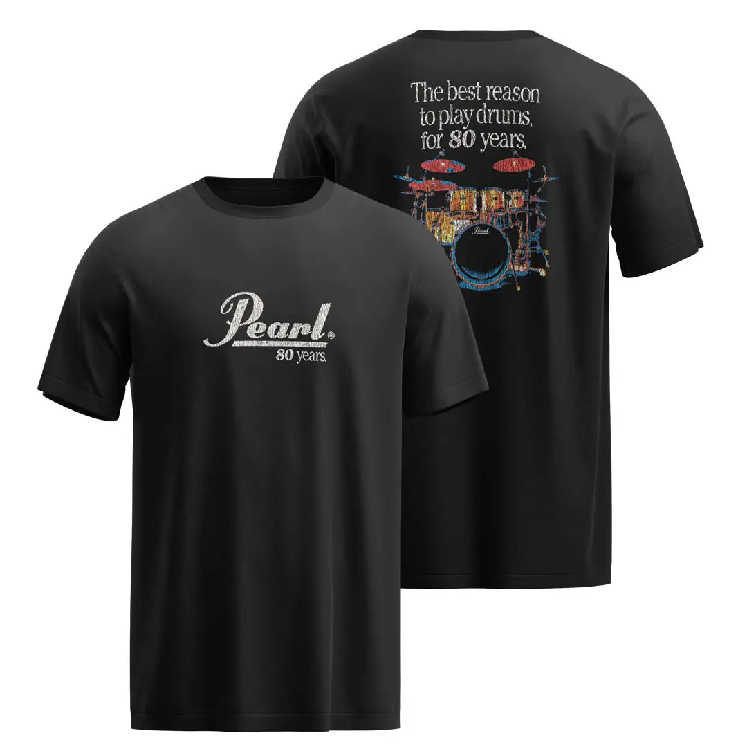 Pearl 80th Anniversary Best Reason T-Shirt - Drum Center Of Portsmouth