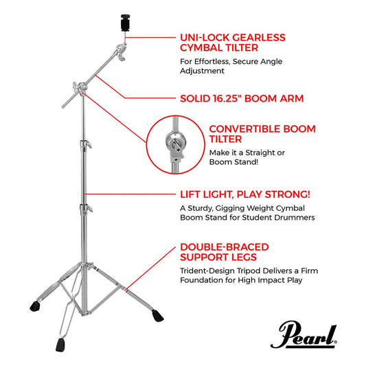 Pearl BC830 Cymbal Boom Stand - Drum Center Of Portsmouth