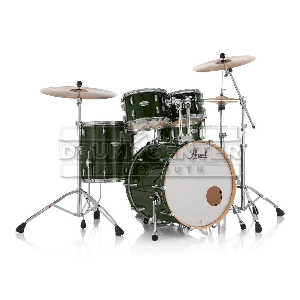 Pearl Professional Maple 4pc Drum Set 22/10/12/16 Emerald Mist