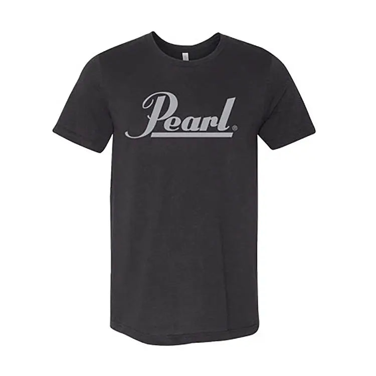 Pearl Logo Tri-Blend T-Shirt, Black - Drum Center Of Portsmouth
