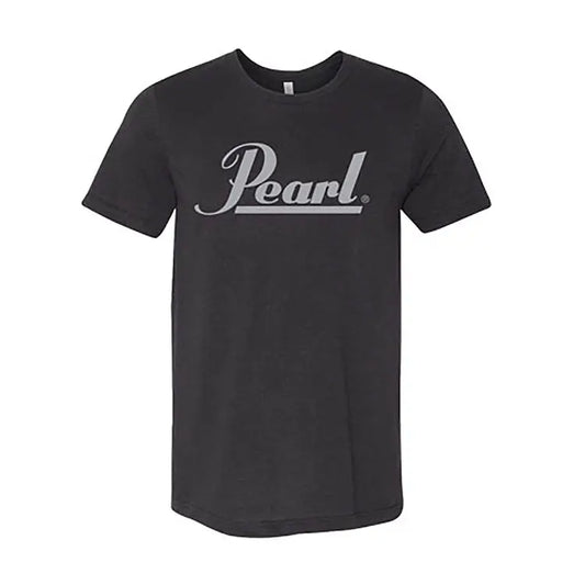 Pearl Logo Tri-Blend T-Shirt, Black - Drum Center Of Portsmouth