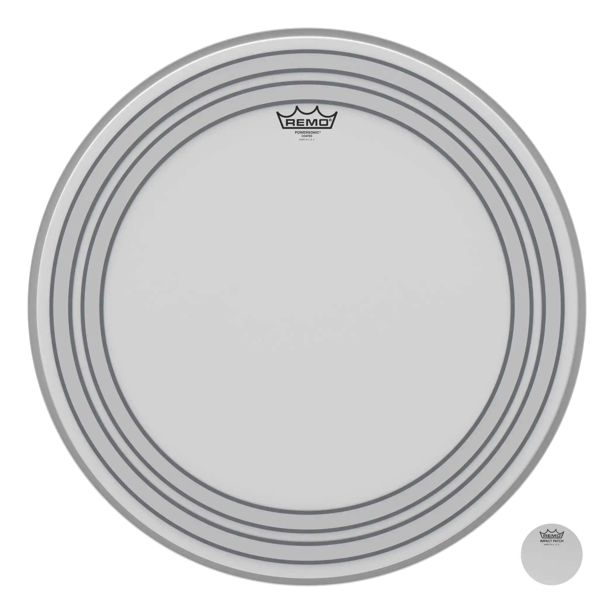 Remo Powersonic Bass Drum Head 24" Coated
