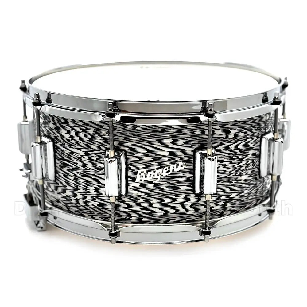 Rogers Dyna-Sonic Snare Drum 14x6.5 White Onyx - Drum Center Of Portsmouth