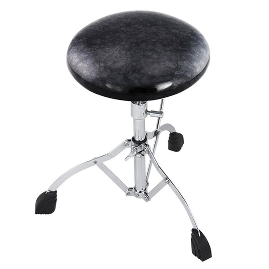 Used Rogers Throne Single Braced Swan Leg Base w/Le Black Diamond Pearl Top - Drum Center Of Portsmouth