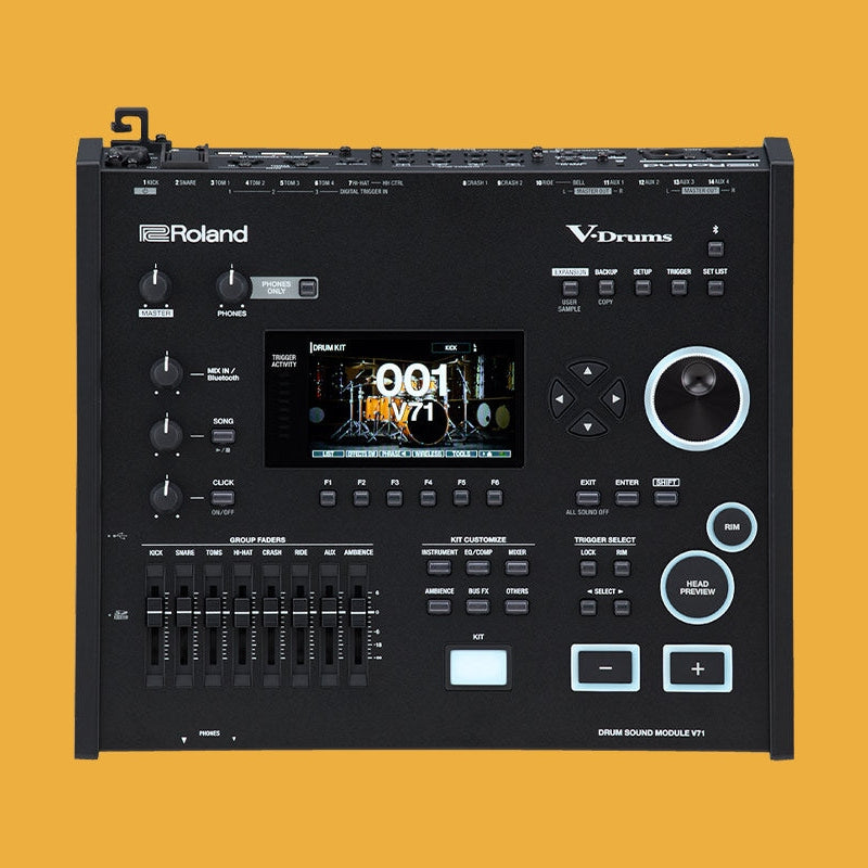Roland VAD716 V-Drums Acoustic Design 716 Drum Set Gloss Natural - Drum Center Of Portsmouth