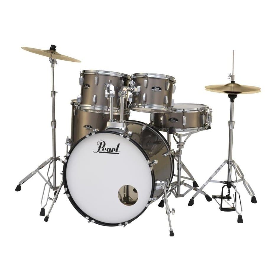 Pearl Roadshow 5 pc Set w/ Hardware & Cymbals - Bronze Metallic