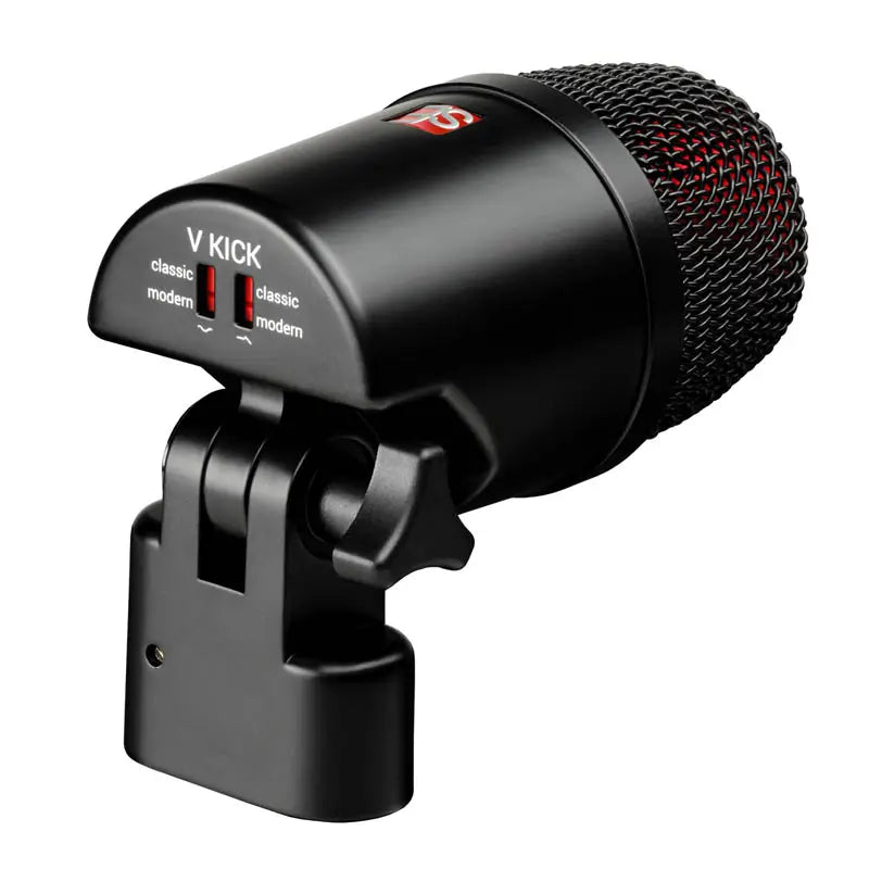 sE Electronics V KICK Bass Drum Microphone w/Switchable Voices, Black Finish - Drum Center Of Portsmouth