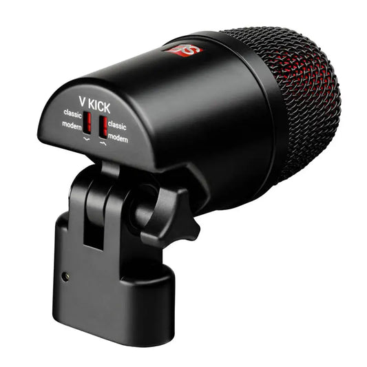sE Electronics V KICK Bass Drum Microphone w/Switchable Voices, Black Finish - Drum Center Of Portsmouth