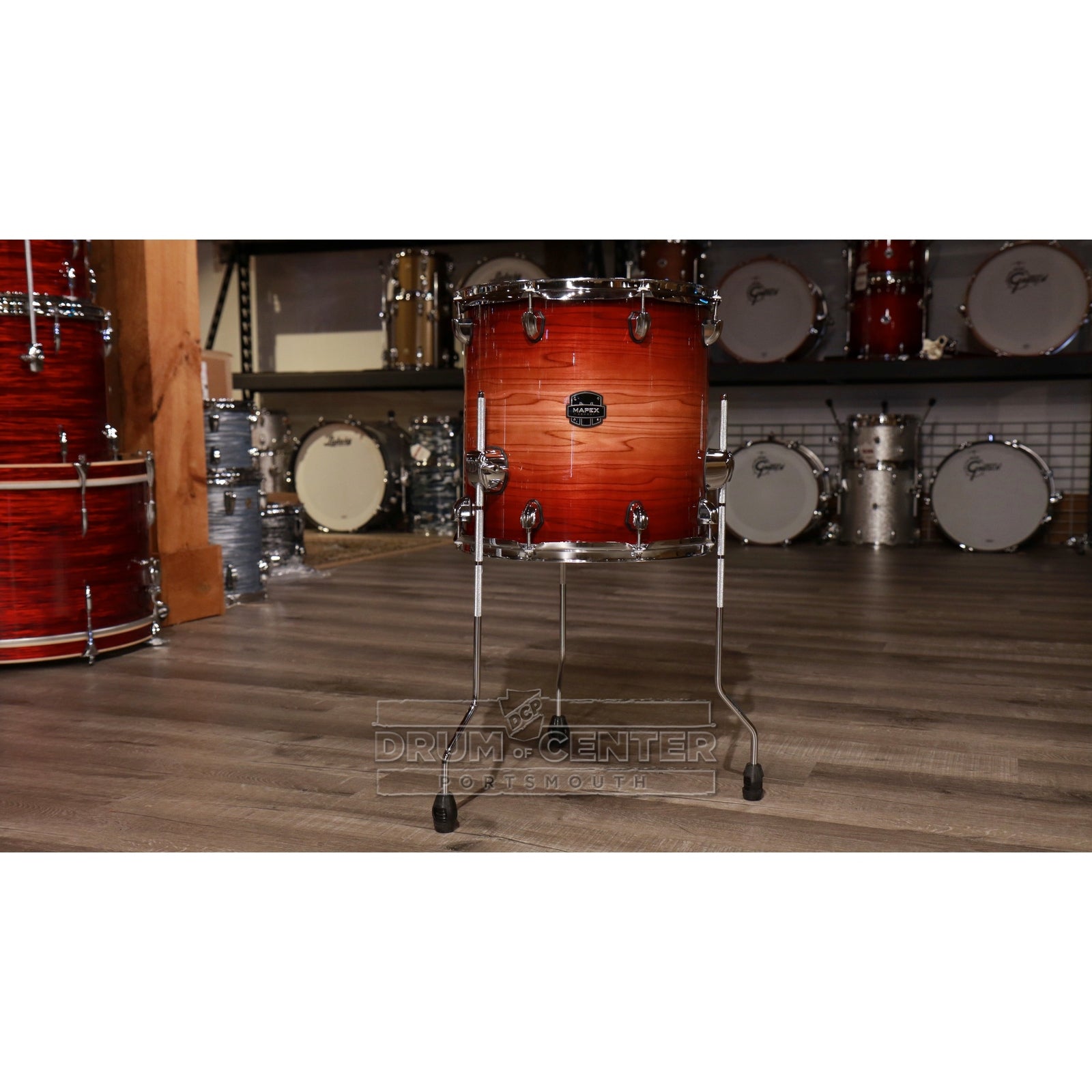 Mapex Armory 14x14 Floor Tom Redwood Burst Finish