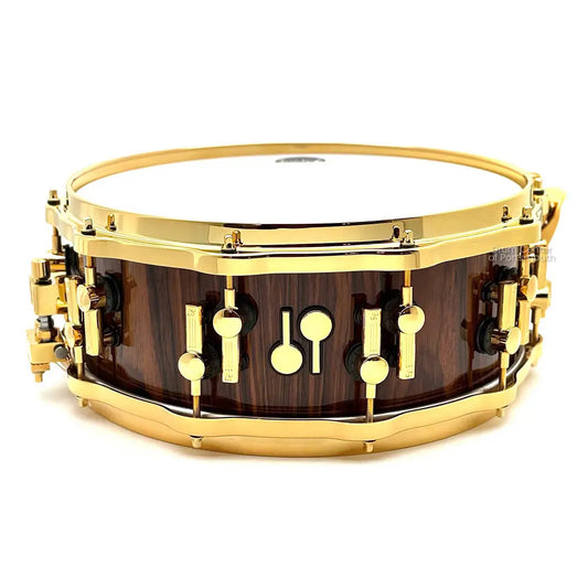 Sonor SQ2 Heavy Beech Snare Drum 14x5.5 Rosewood Gloss w/Gold Hardware - Drum Center Of Portsmouth