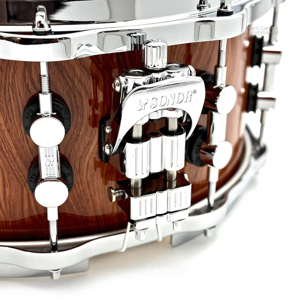 Sonor SQ2 Heavy Beech Snare Drum 14x6.5 Bubinga Gloss - Drum Center Of Portsmouth