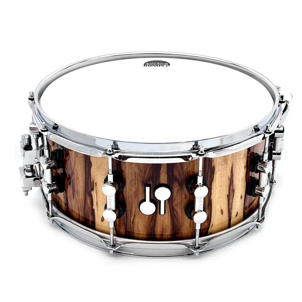 Sonor SQ2 Heavy Beech Snare Drum 14x6.5 African Marble Gloss - Drum Center Of Portsmouth