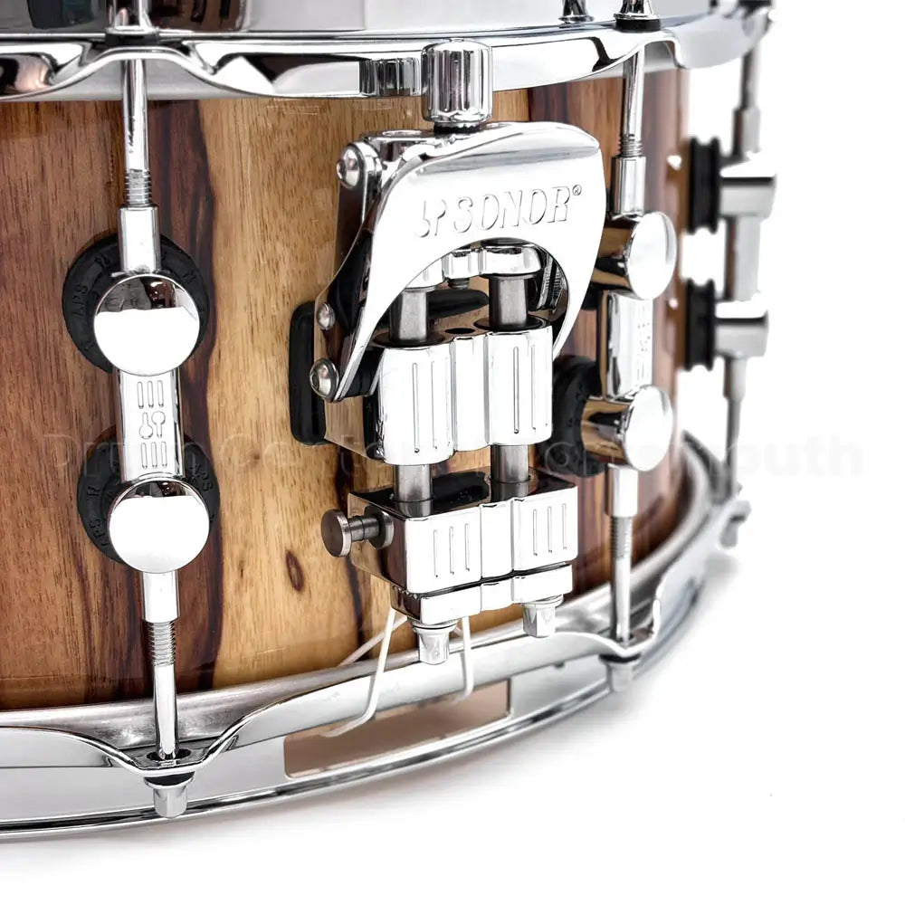 Sonor SQ2 Heavy Beech Snare Drum 14x6.5 African Marble Gloss - Drum Center Of Portsmouth