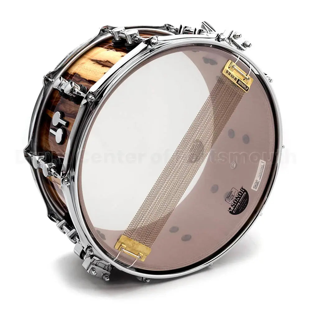 Sonor SQ2 Heavy Beech Snare Drum 14x6.5 African Marble Gloss - Drum Center Of Portsmouth