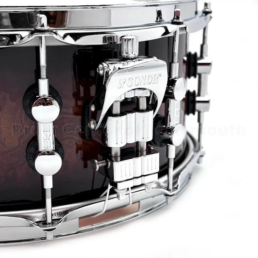 Sonor SQ2 Heavy Beech Snare Drum 14x6.5 Walnut Brown Burst Gloss - Drum Center Of Portsmouth