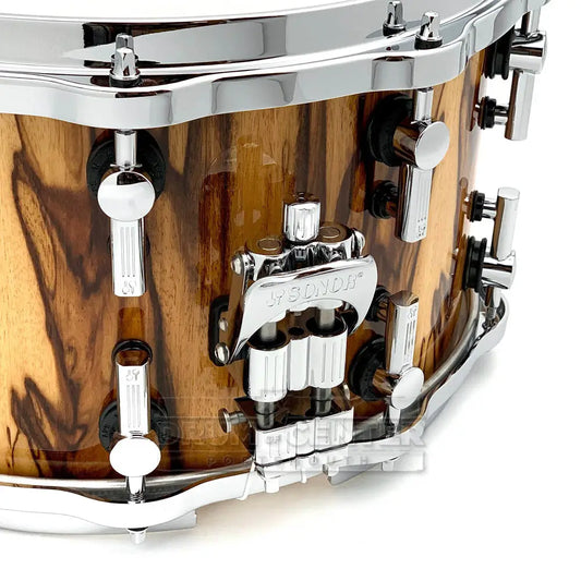 Sonor SQ2 Heavy Beech Snare Drum 14x8 African Marble Gloss - Drum Center Of Portsmouth