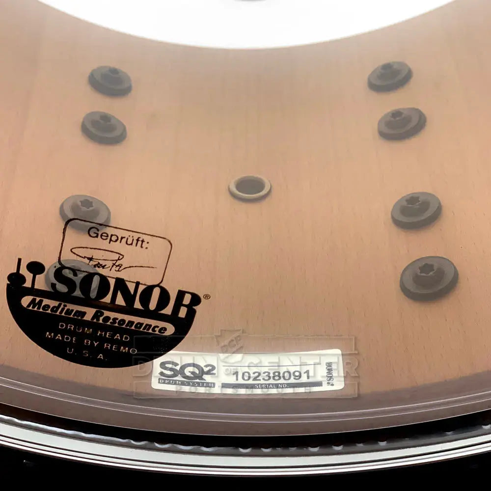 Sonor SQ2 Heavy Beech Snare Drum 14x8 African Marble Gloss - Drum Center Of Portsmouth