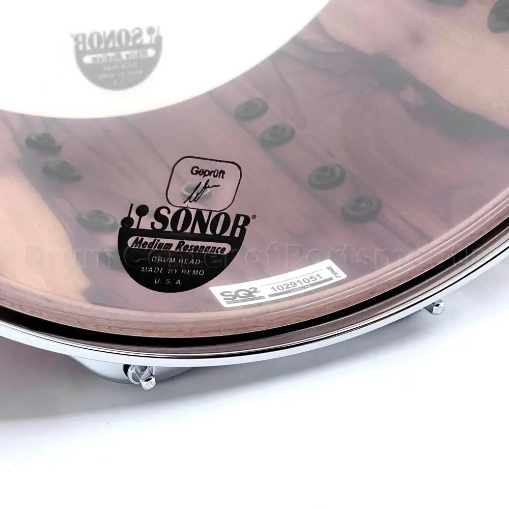 Sonor SQ2 Heavy Beech Snare Drum 14x8 African Marble Gloss - Drum Center Of Portsmouth