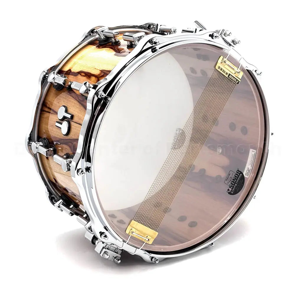 Sonor SQ2 Heavy Beech Snare Drum 14x8 African Marble Gloss - Drum Center Of Portsmouth