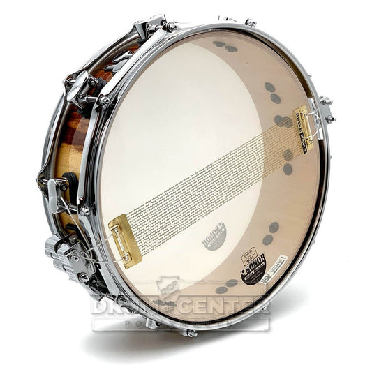 Sonor SQ2 Maple Medium Snare Drum 14x4.25 African Marble Gloss