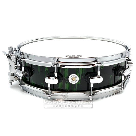 Sonor SQ2 Maple Medium Snare Drum 14x4.25 Green Tribal