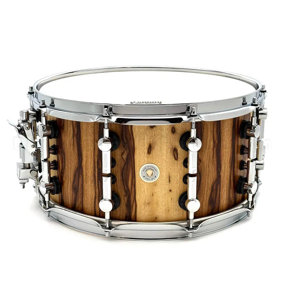 Sonor SQ2 Medium Maple Snare Drum 14x7 African Marble Semi Gloss - Drum Center Of Portsmouth