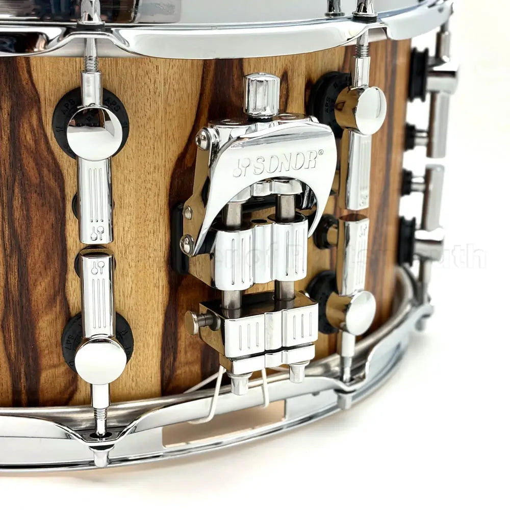 Sonor SQ2 Medium Maple Snare Drum 14x7 African Marble Semi Gloss - Drum Center Of Portsmouth