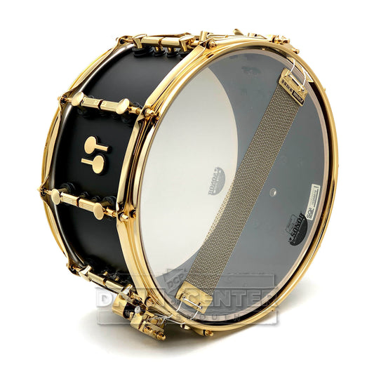 Sonor SQ2 Medium Maple Snare Drum 14x7 Dark Satin w/Gold Hardware
