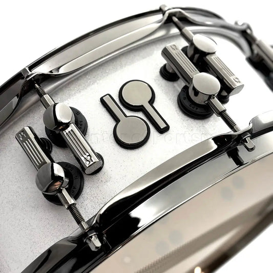 Sonor SQ2 Vintage Maple Snare Drum 14x5 White Sparkle Gloss w/Black Hw - Drum Center Of Portsmouth