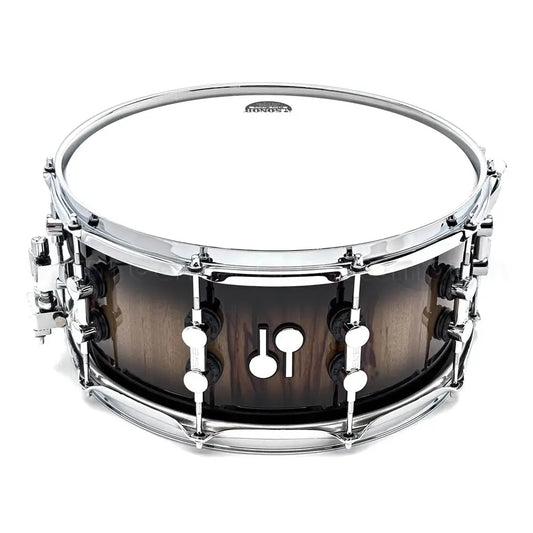 Sonor SQ2 Vintage Maple Snare Drum 14x6.5 Black Burst over African Marble - Drum Center Of Portsmouth