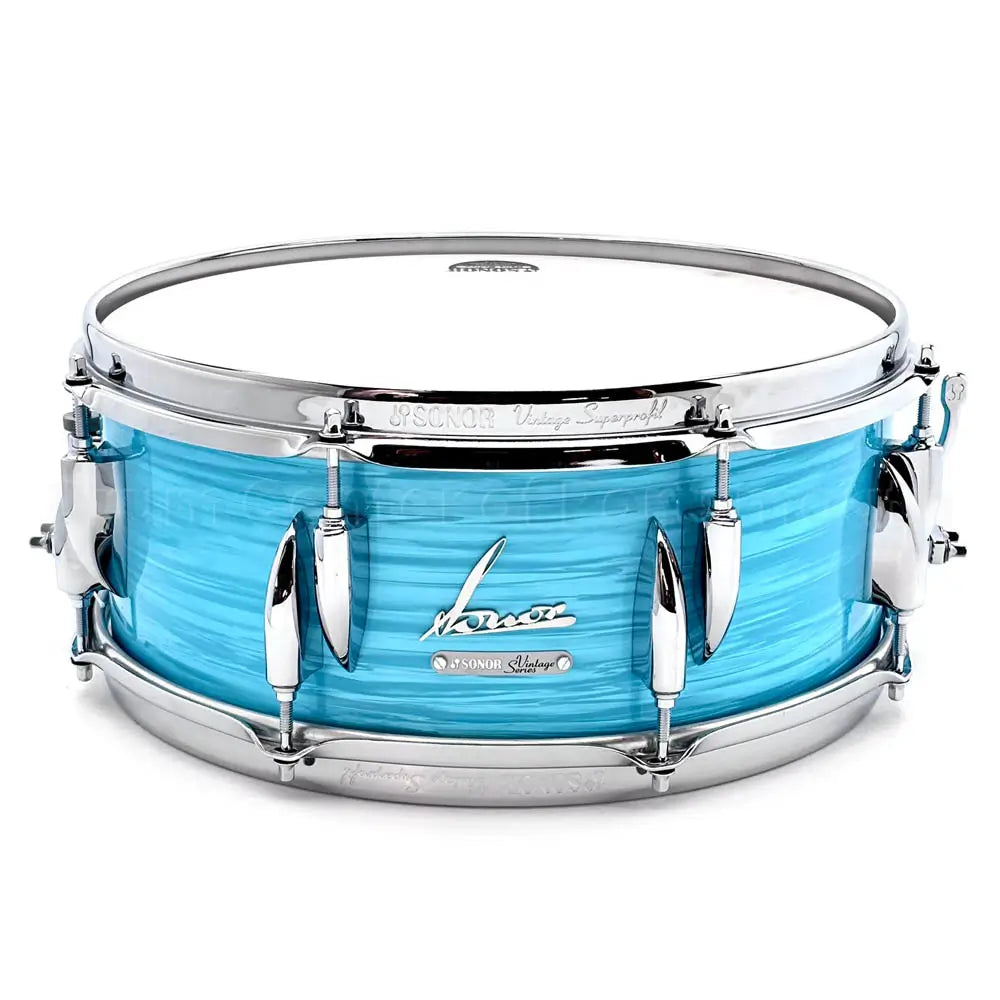 Sonor Vintage Series Snare Drum 14x5.75 California Blue - Drum Center Of Portsmouth