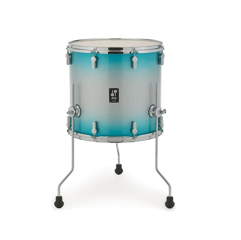 Sonor AQ2 13x12 Maple Floor Tom Aqua Silver Burst - Drum Center Of Portsmouth
